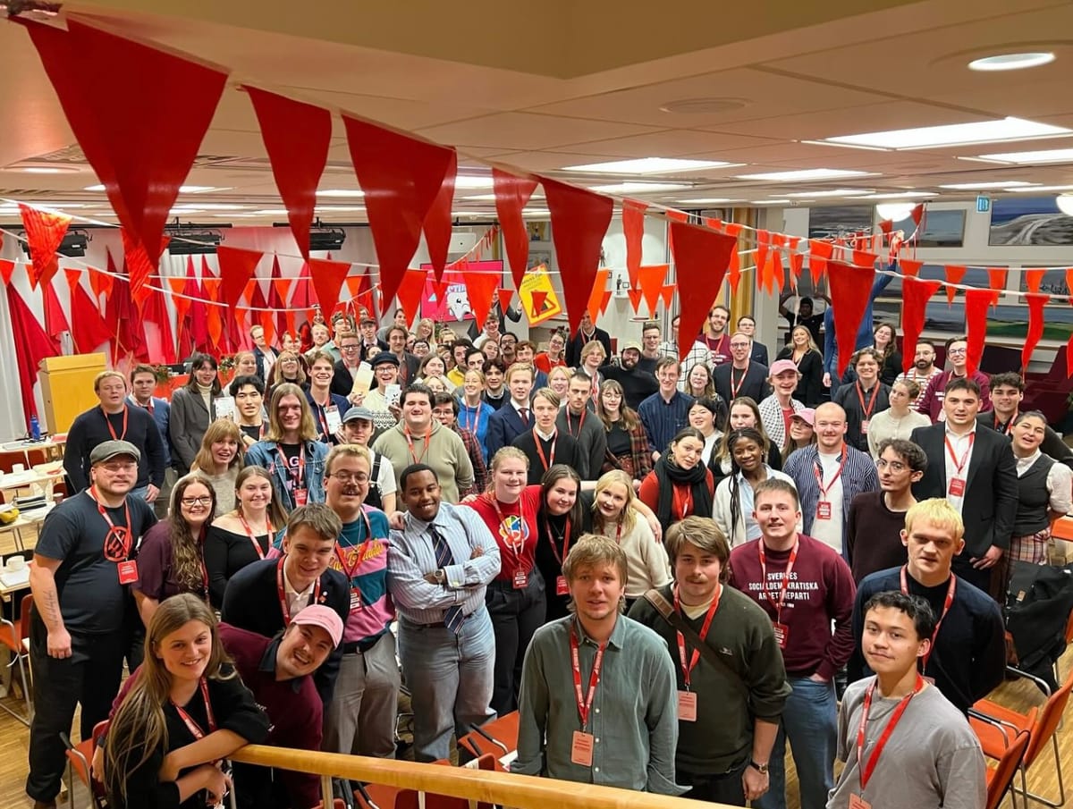 Lottning och spex på S-studentkongress